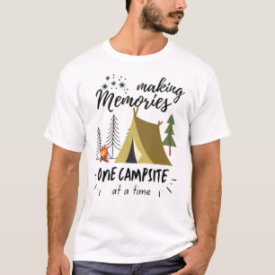T-shirt Faire Souvenir Un Camping À La Fois Camping