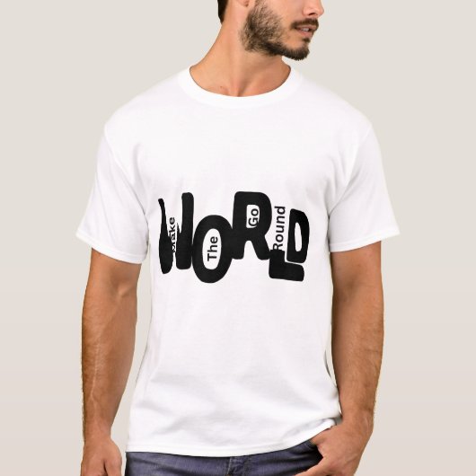 T-shirt "Faire Tourner Le Monde" – A Interlocking Ludique (Devant)