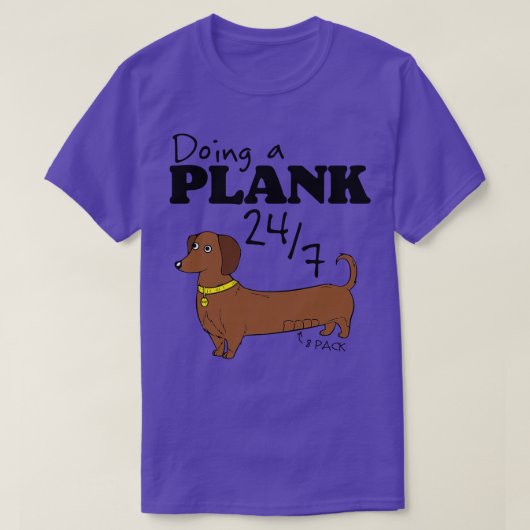 T-shirt Faire une planche 247 Dachshund Power (Design devant)