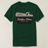 T-shirt Fairfax Stone State Park West Virginia Welcome Sig (Design devant)
