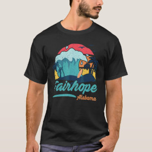 T-shirt Fairhope Alabama Beach Summer Surf Sunset Palm