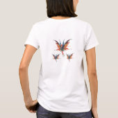 T-shirt Fairies Wings Magic Women's Basic T-Shirt, Blanc (Dos)