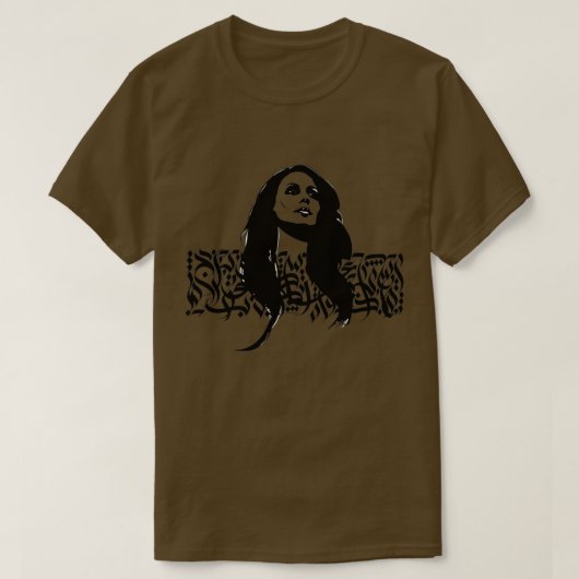 T-shirt Fairouz Collection Calligraphie Arabe Par Fadi New (Design devant)
