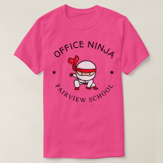 T-shirt Fairview School Office Ninja (Design devant)