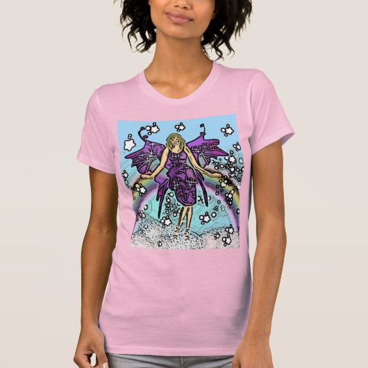 T-shirt Fairy Blue  Version Deux  (Devant)