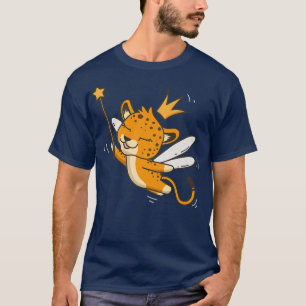 T-shirt Fairy Cheetah Faune Mystique Animal Cheetah Fai