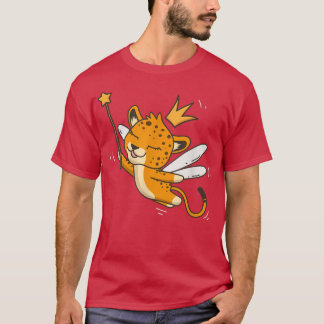 T-shirt Fairy Cheetah Faune Mystique Animal Cheetah Fai