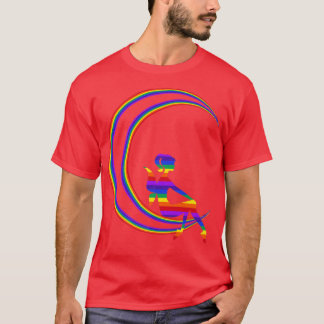 T-SHIRT FAIRY CRECENT LUNAR MOON ART VOUS AIME À LA LUNE