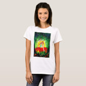 T-SHIRT FAIRY DREAMING SUR LA FLEURS (Devant entier)