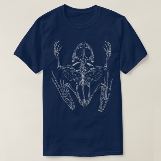 T-shirt Fairy Grunge Fairycore Frog Skeleton Button Win (Design devant)