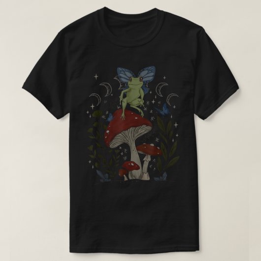 T-shirt Fairy Grunge Fairycore Grenouille esthétique Dar (Design devant)