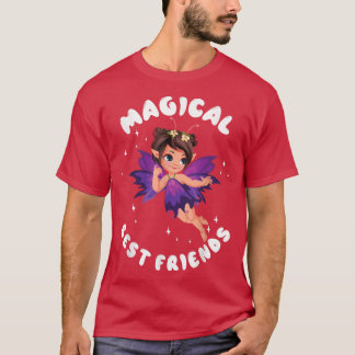 T-shirt Fairy Kids For Girls Femmes Fairy Kids Best Friend