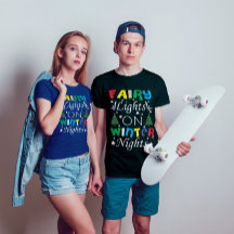 Fairy Lights On Winter Nuits Christmas| drôle