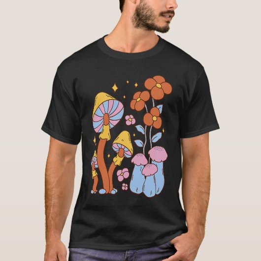 T-shirt Fairy Mushroom Garden (Devant)