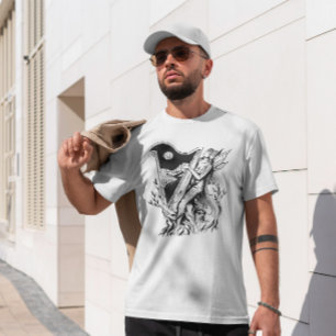 T-shirt Fairy Music Dark Art Nouveau