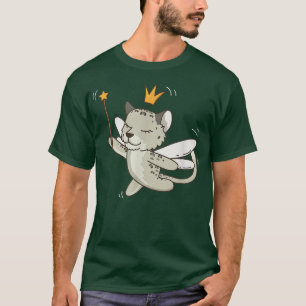 T-shirt Fairy Snow Leopard Safari mystique Animal Fairy Lo
