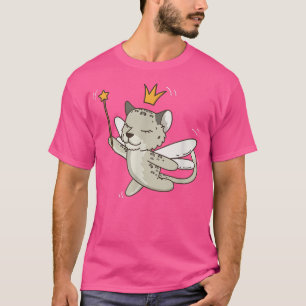 T-shirt Fairy Snow Leopard Safari mystique Animal Fairy Lo