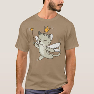 T-shirt Fairy Snow Leopard Safari mystique Animal Fairy Lo