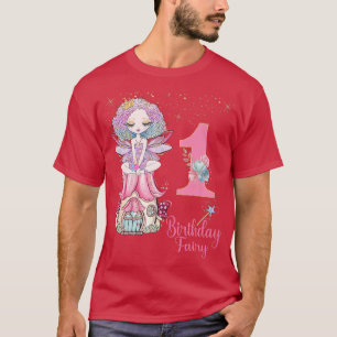 T-shirt Fairy Tale Fairies Princesse Anniversaire 1ère 4e