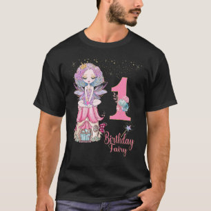 T-shirt Fairy Tale Fairies Princesse Anniversaire 1ère 4e