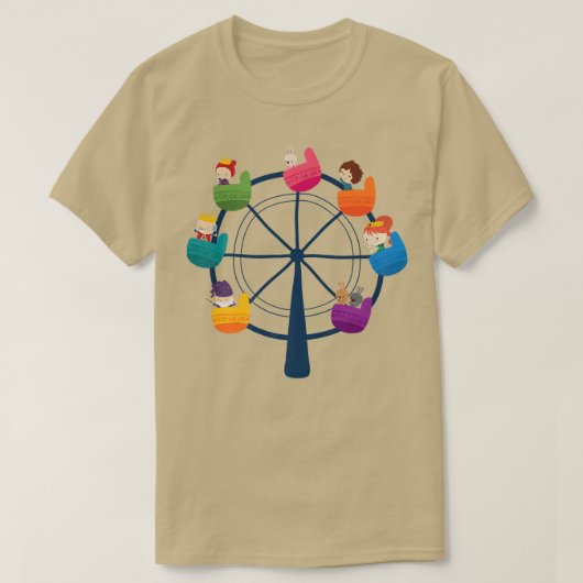 T-shirt Fairy Tale Kingdom by Eggroll GamesRoyal Ferris Wh (Design devant)