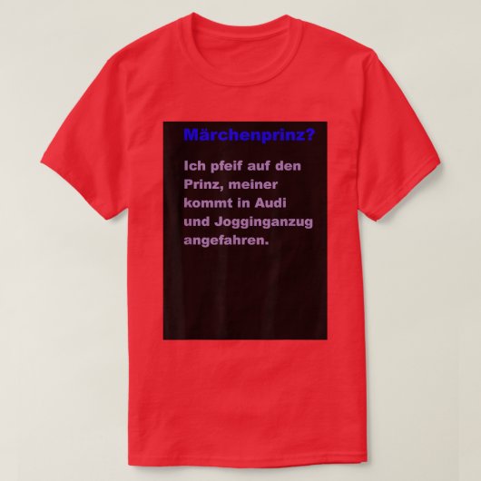 T-shirt Fairy Tale Prince (Design devant)