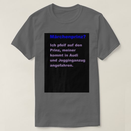 T-shirt Fairy Tale Prince (Design devant)