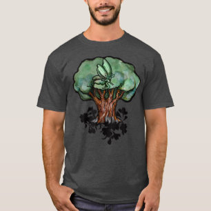 T-shirt Fairy Tree Art vert nature lovers fairies druid d