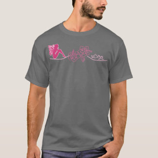 T-shirt Fairy Tribal Artwork Thibiscus et fées