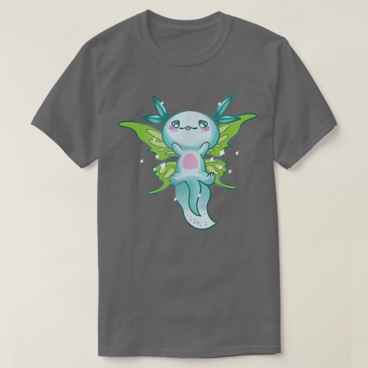 T-shirt Fairycore esthétique Cute kawaii Fairy Aolotl Faec (Design devant)