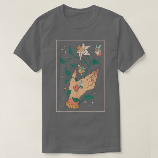 T-shirt Fairycore Faecore Fairywave Magic Fairy Imaginaire (Design devant)