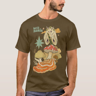 T-shirt Fairycore Fairy Grunge Moth Mushroom Garden