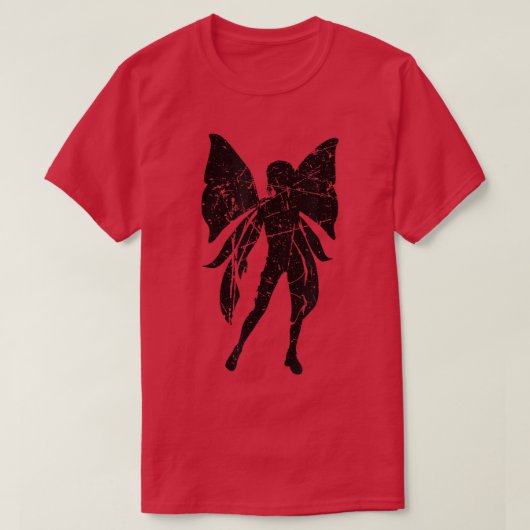 T-shirt Fairycore Magical Creatures Fairy Icon Distressed (Design devant)