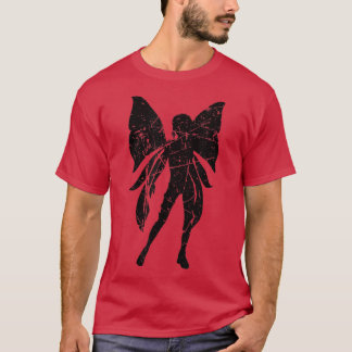 T-shirt Fairycore Magical Creatures Fairy Icon Distressed