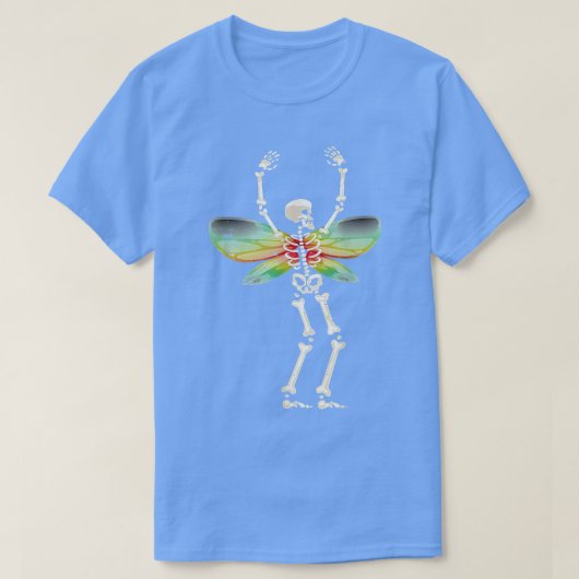 T-shirt Fairycore Skeleton esthétique Fairycore Grunge Got (Design devant)