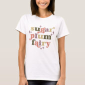 T-shirt Fairycore Text Art Sugar Plum Fée (Devant)