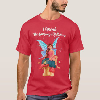 T-shirt FairycoreJe Parle Le Langage De NatureFairiesFair