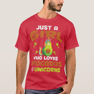 T-shirt Fairytale Animal Avocado Amoureux Filles Femmes Cu