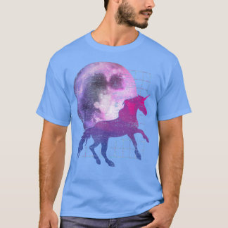 T-shirt Fairytale Full Moon Magical Animal Fantasy Vaporwa