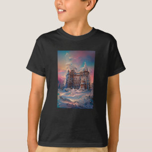 T-shirt Fairytale World, Winter Castle, Snow Castle, Cadea