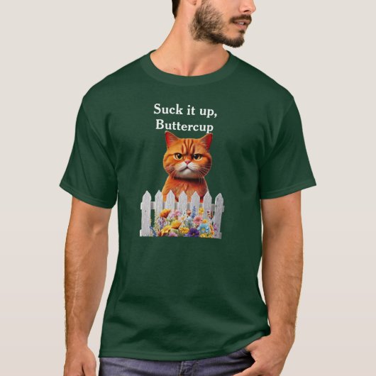 T-shirt Fais avec, Bouton d'or (Devant)