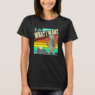 T-shirt Fais ce que je veux Tasse à café vintage rétro cha