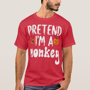 T-shirt Fais Comme Si Je Étais Un Costume D'Halloween Sing