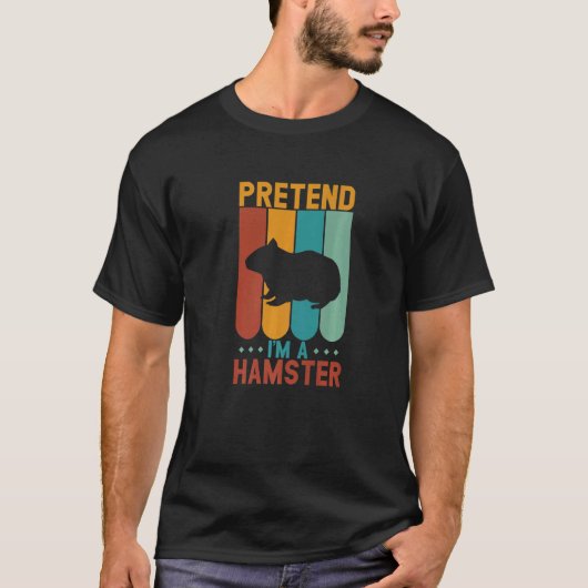 T-shirt Fais comme si je suis un Halloween Hamster (Devant)