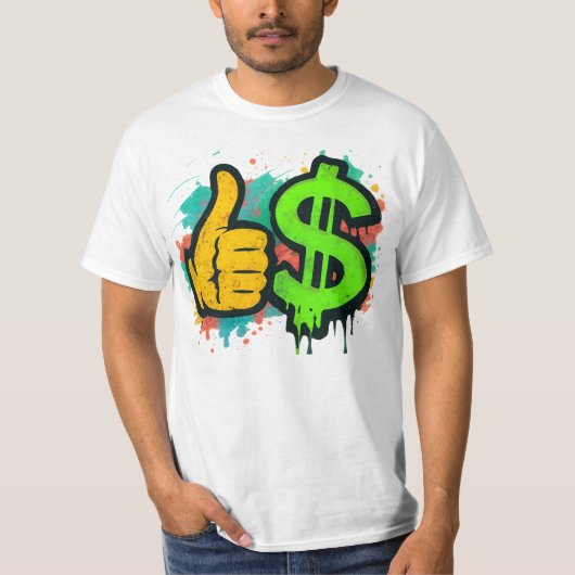 T-shirt Fais Décoller Ton Argent ! (Devant)