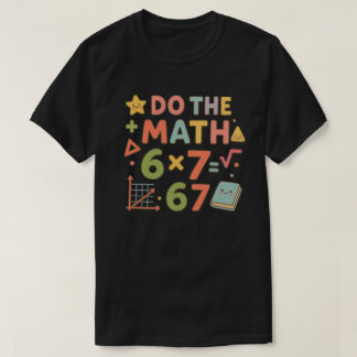 T-shirt Fais Le Calcul – Conception De Classe Kawaii Tenda