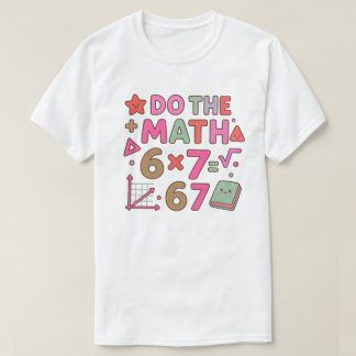 T-shirt Fais Le Calcul – Conception De Classe Kawaii Tenda