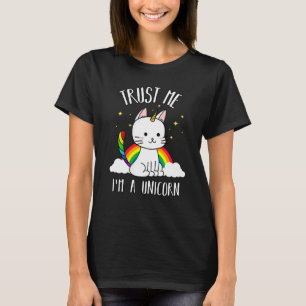 T-shirt Fais-moi confiance, je suis une licorne, drôle de