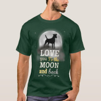 Faisant L'Amour Du Chien Terrier À La Lune