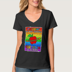 T-shirt Faisant mon chemin à travers 100 jours d'école 100